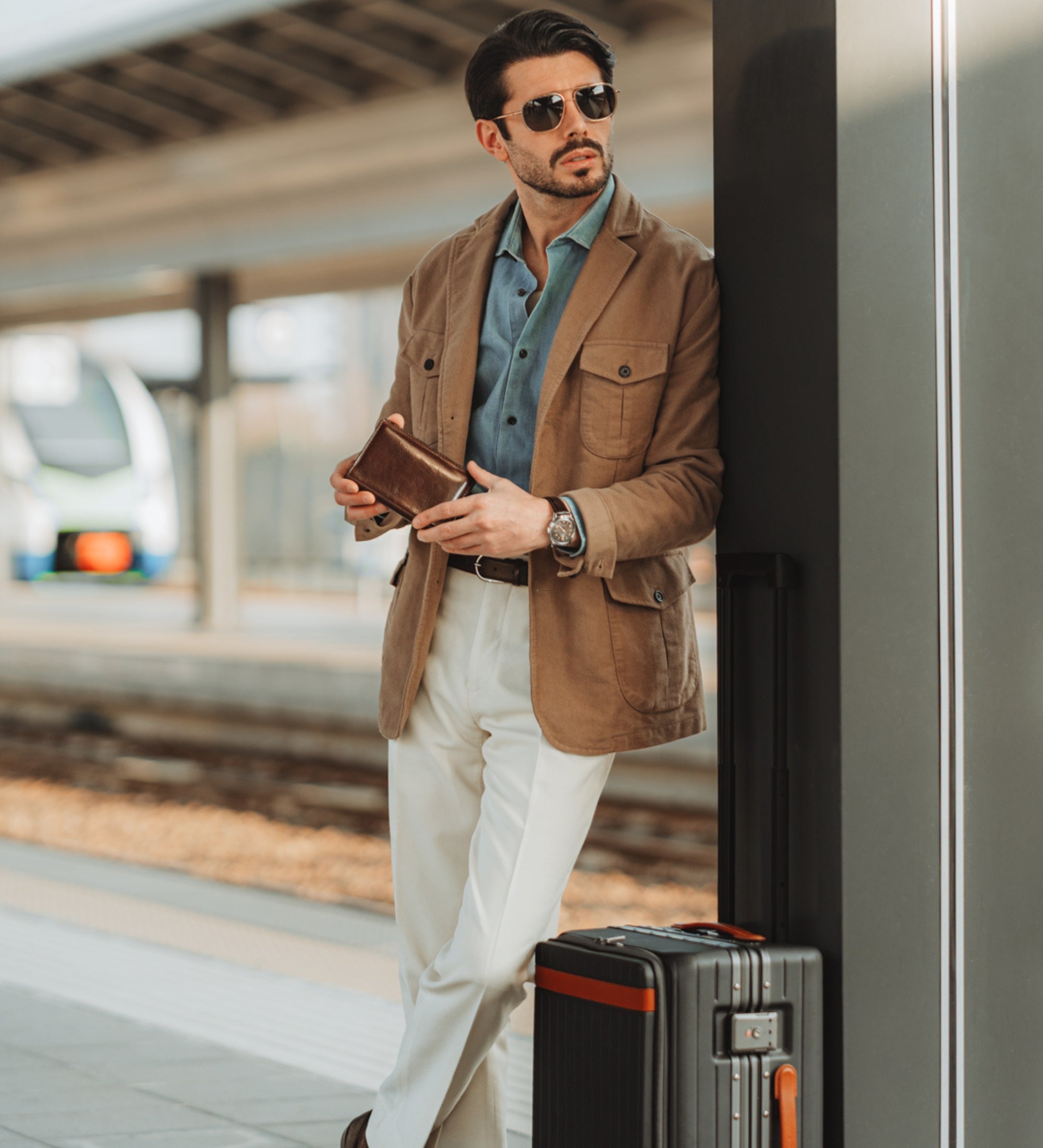 Małe skórzane etui na paszport - Gulliver's Travels