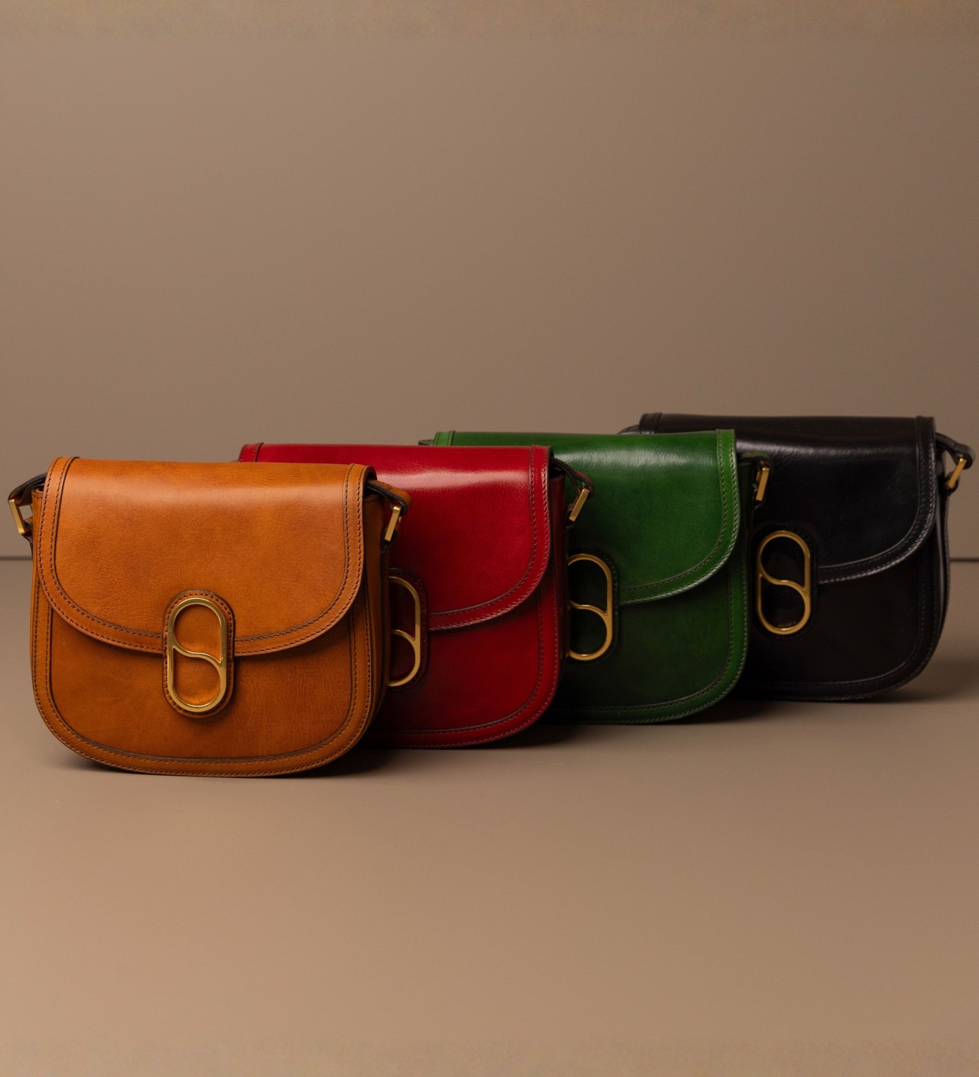 Skórzana torba saddle torba crossbody dla kobiet - Villette